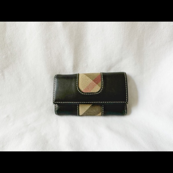 Burberry Check and Leather Key Pouch - Picture 1 of 2